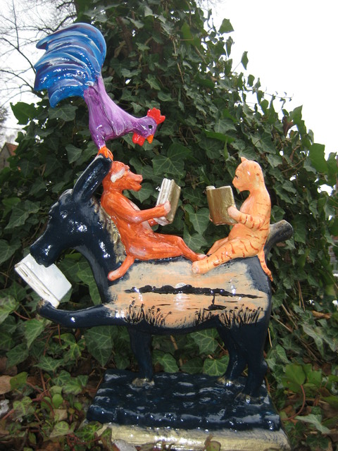 lesende BremerStadtmusikanten No.057 Weserblick
-verkauft-