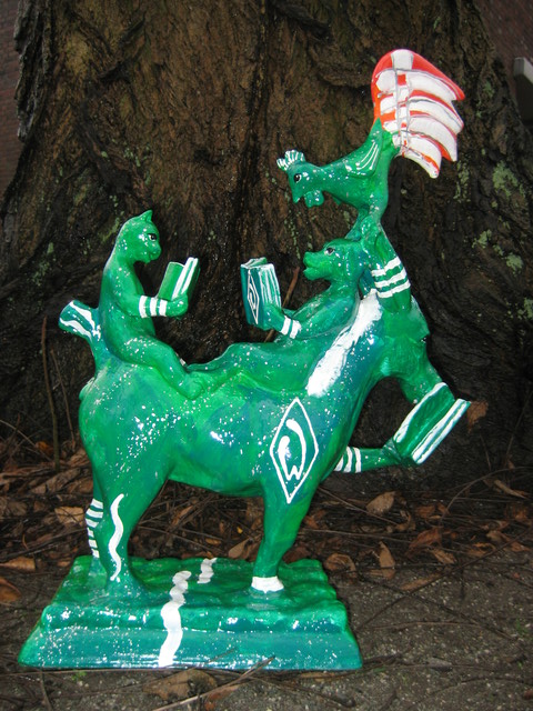 lesende Bremer Stadtmusikanten No. 043 Werder!
