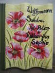 Dachpfanne mit rotem Mohn, Auftragsarbeit