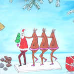 Weihnachtsmann-Parade, Sonderanfertigung, Sabrina Yem