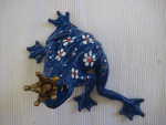 Kleiner Frosch mit Bl�mchen