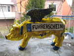 Goldenes Fl�gelsparschwein f�r den F�hrerschein 