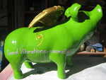 Hummel-Schwein mit Logo