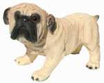 Mops gro�, H 31cm, L 46cm