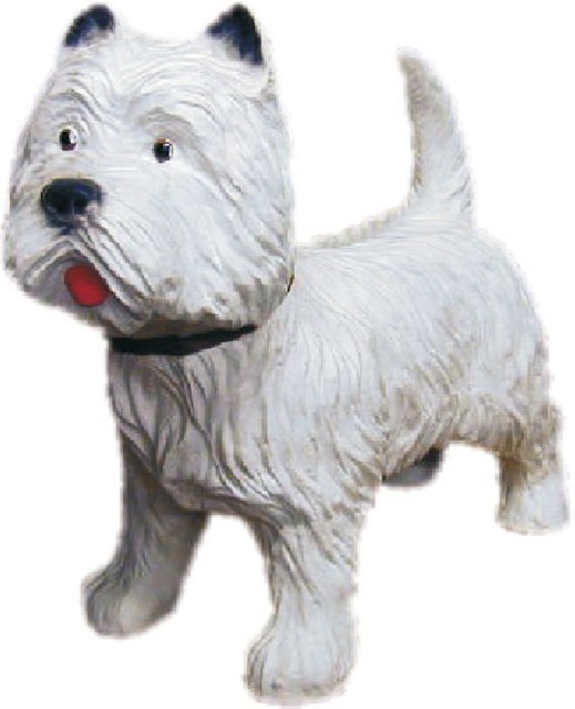 Westie stehend, H�he: 35cm