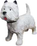 Westie stehend, H�he: 35cm