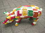Lego-Schwein, Sonderanfertigung Fa. Bayer