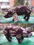 Charity- Sparschwein f�r das Lila Planet Project