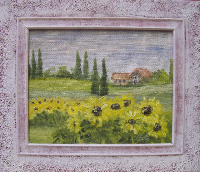 Sonnenblumen Landschaft