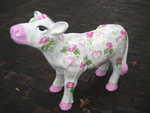 K�lbchen mit Rosen und Perlmutt-Herzen, Glimmer