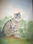 Portrait Katze Rusty, Sonderanfertigung
