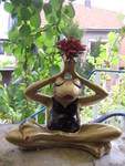 Titelbild des Albums: Yoga-Frosch in mittlerer Gr&ouml;&szlig;e